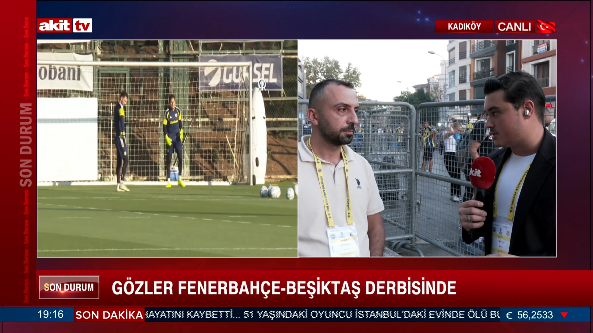 Akit TV Spor Spikeri Nesim Acar, Fenerbahçe-Beşiktaş derbisine dakikalar kala son gelişmeleri değerlendirdi!
