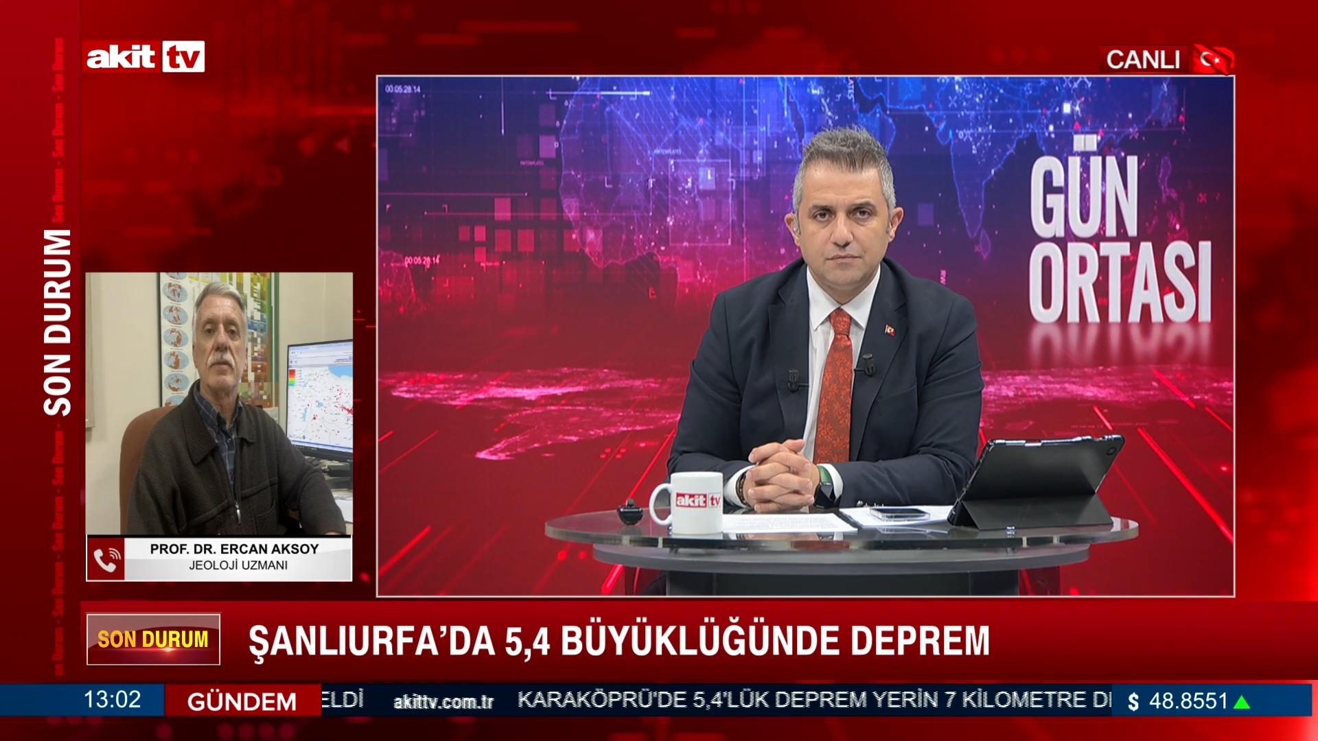 Prof. Dr. Ercan Aksoy: Şanlıurfa'da ki depremi değerlendirdi 