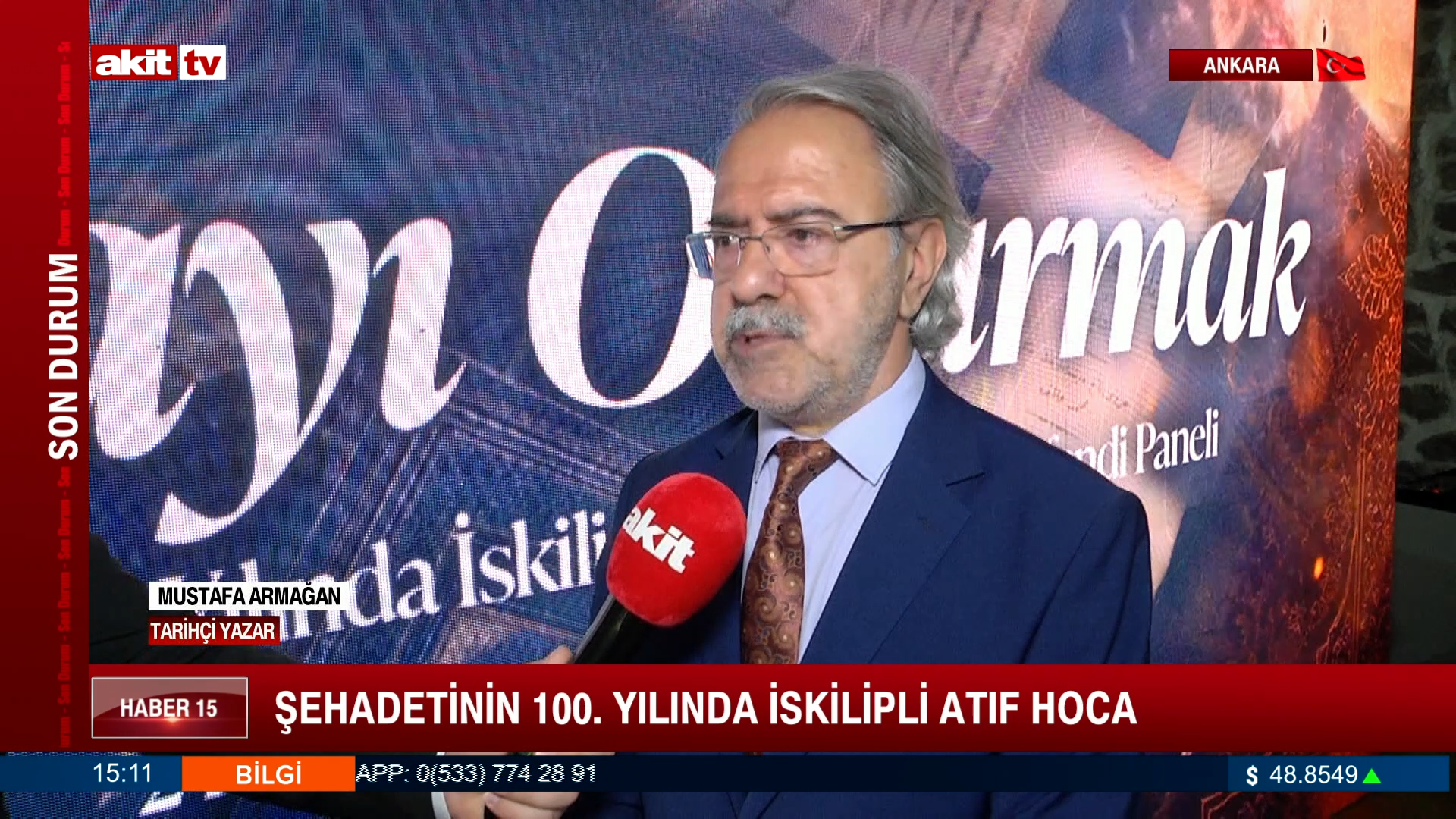 Tarihçi Yazar Mustafa Armağan: Şehadetinin 100. yılında İskilipli Atıf hocayı anlattı 