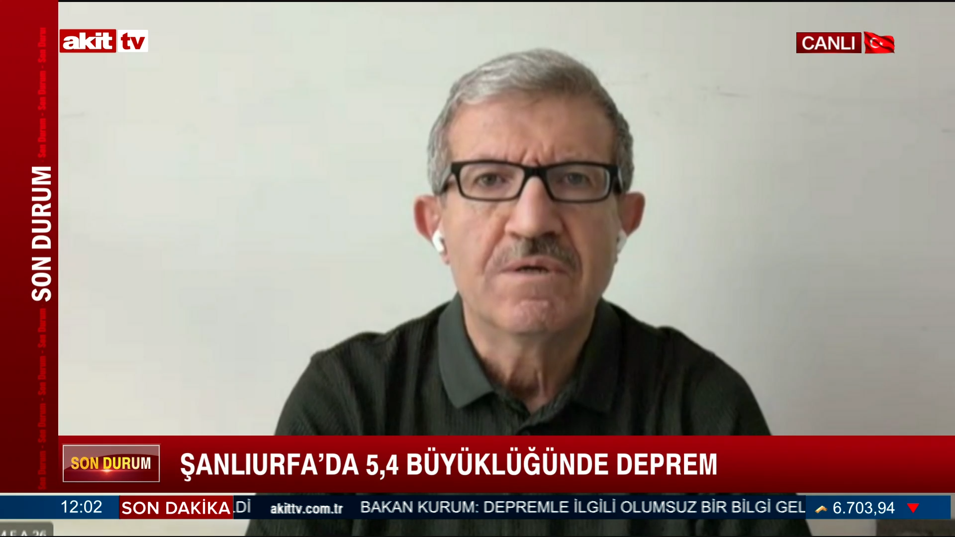 Mehmet Fatih Altan: Şanlıurfa'da ki depremi değerlendirdi