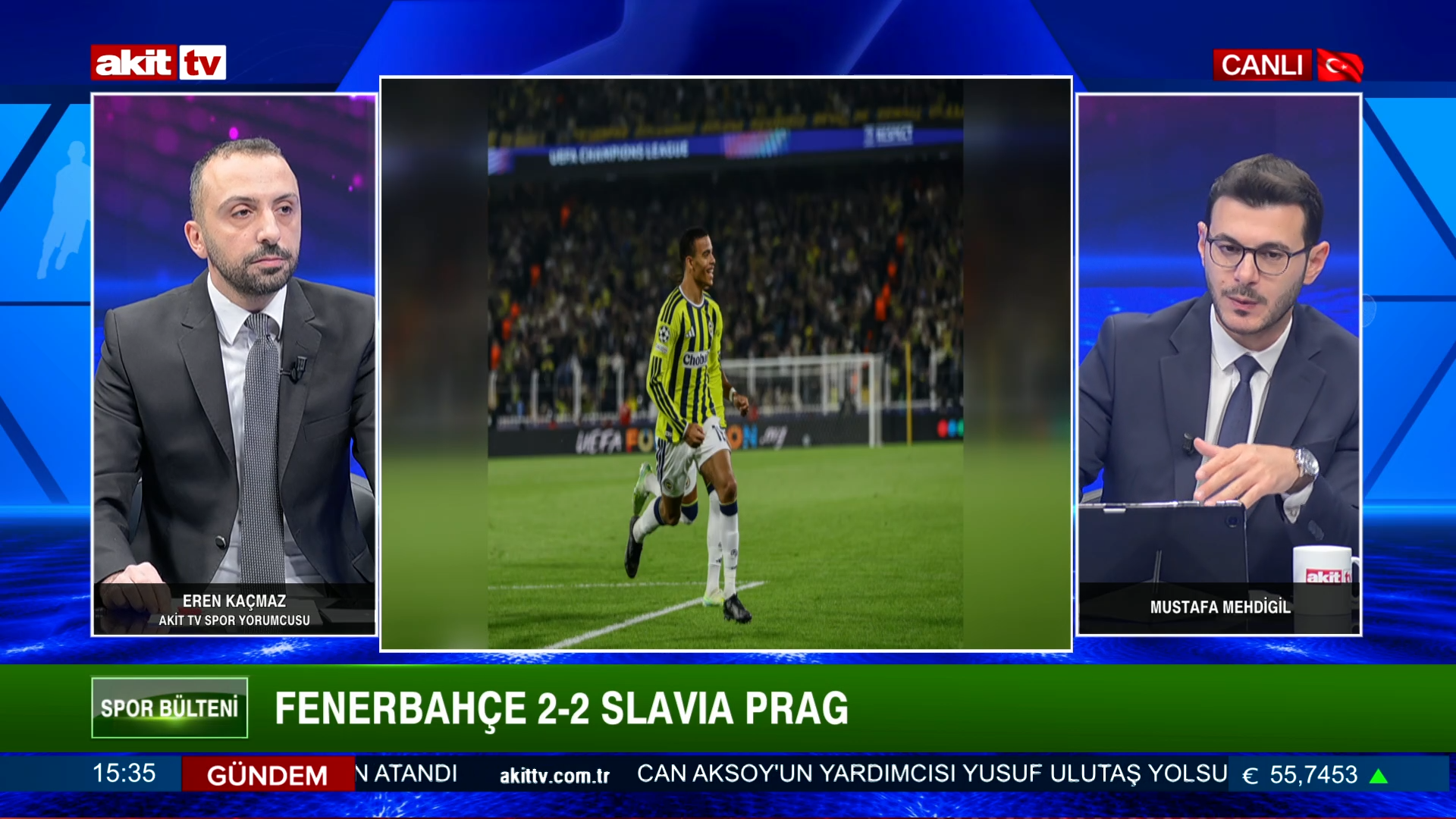Mustafa Mehdigil/Eren Kaçmaz "Fenerbahçe Slavia Prag karşısında istediği sonucu neden alamadı?" 21.10.2026