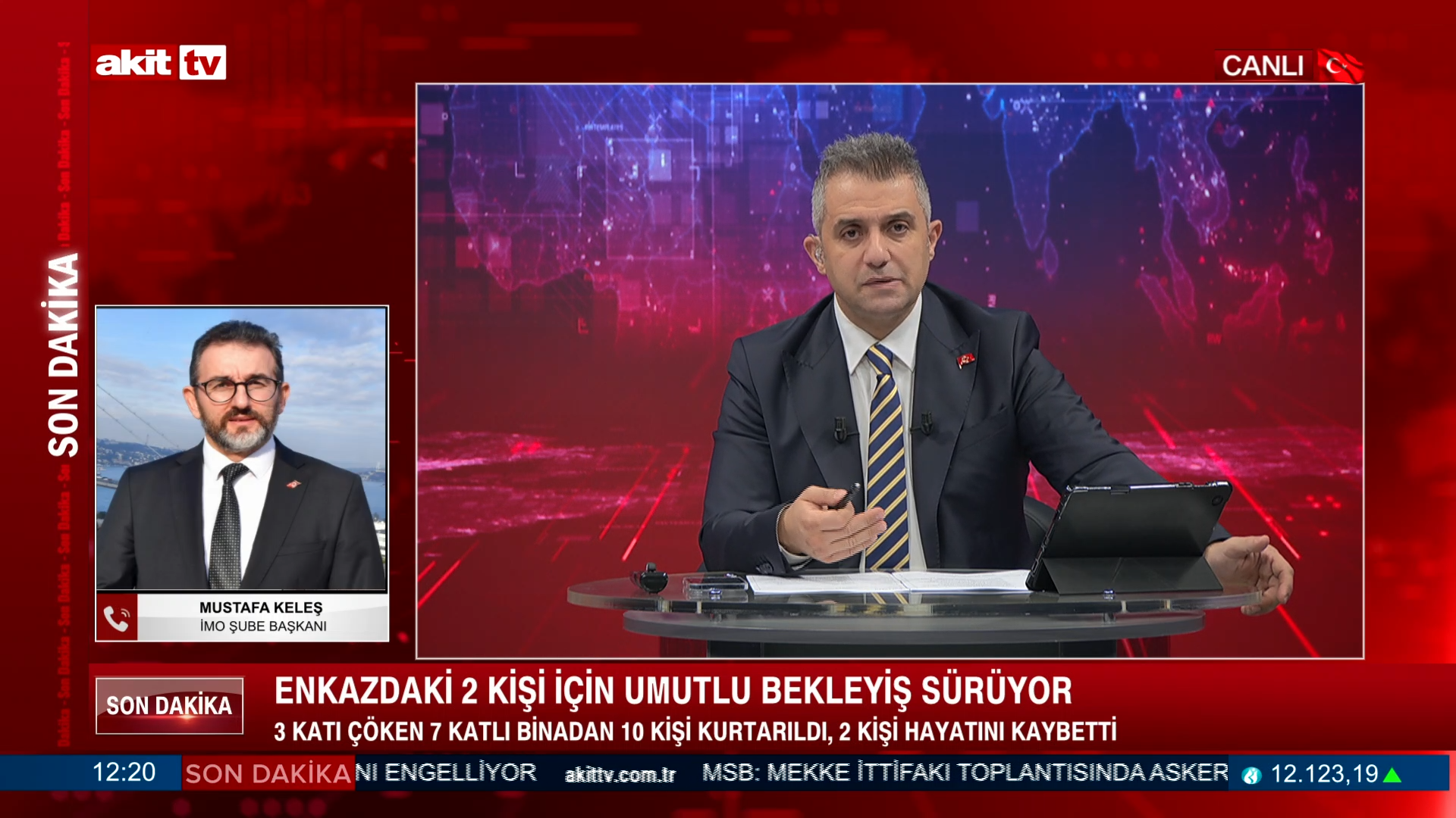 İMO Şube Başkanı Mustafa Keleş, Maltepe'de Çöken 7 katlı Binanın Değerlendirmesini Yaptı