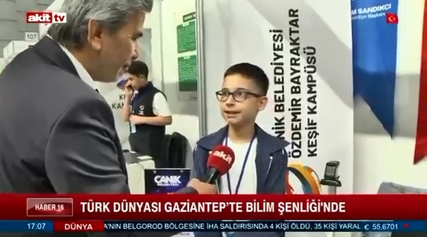 Türk dünyası Gaziantep'te Bilim Şenliği'nde
