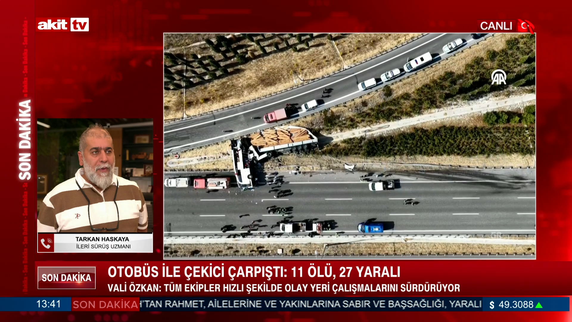 İleri Sürüş Uzmanı Tarkan Haskaya otobüs kazasını değerlendirdi