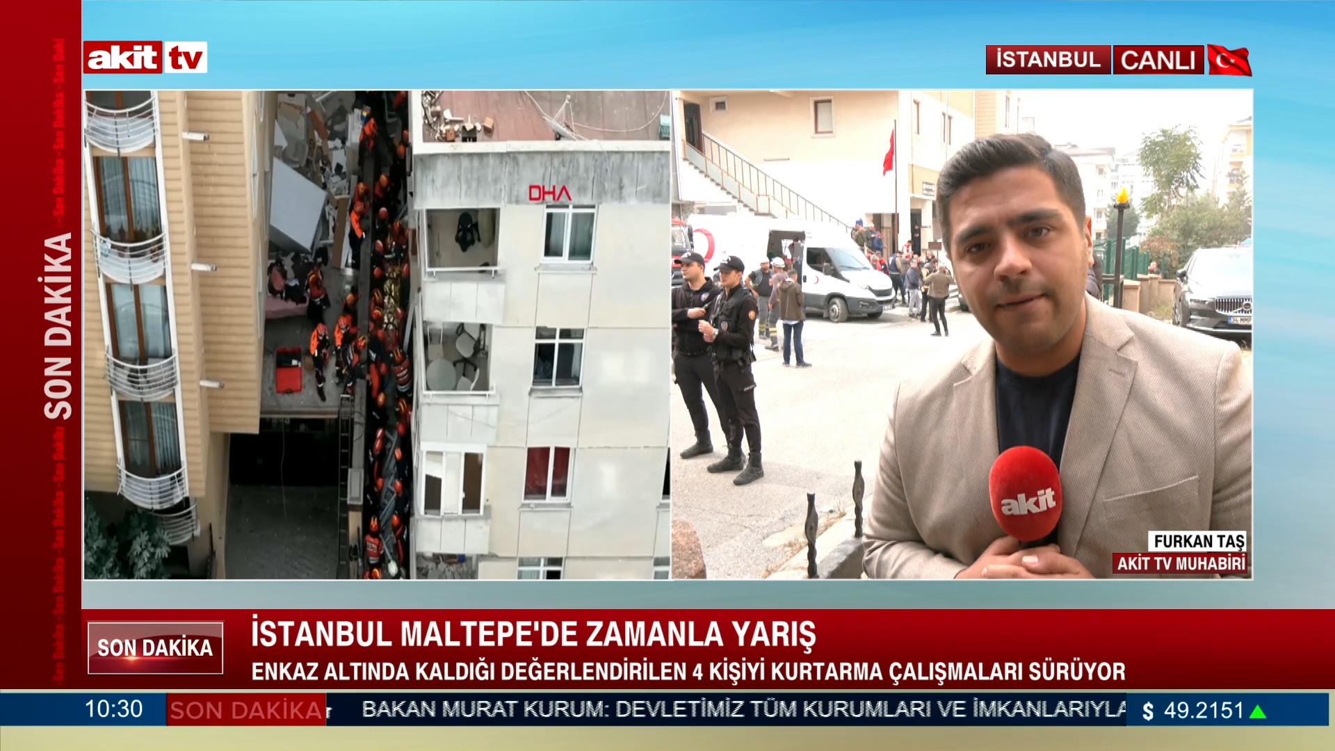 İstanbul Maltepe'de Zamanla Yarış! Furkan Taş Son Durumları Bildirdi..