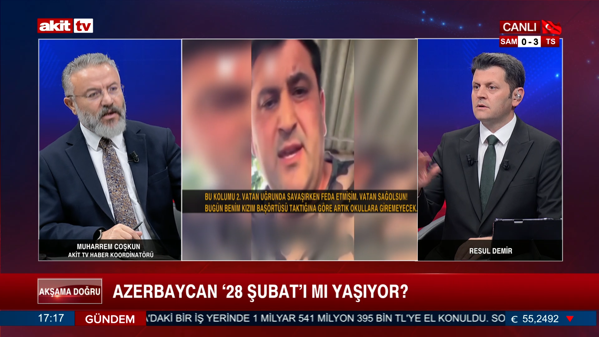 Akit TV Haber Koordinatörü Muharrem Coşkun, gündemi değerlendirdi