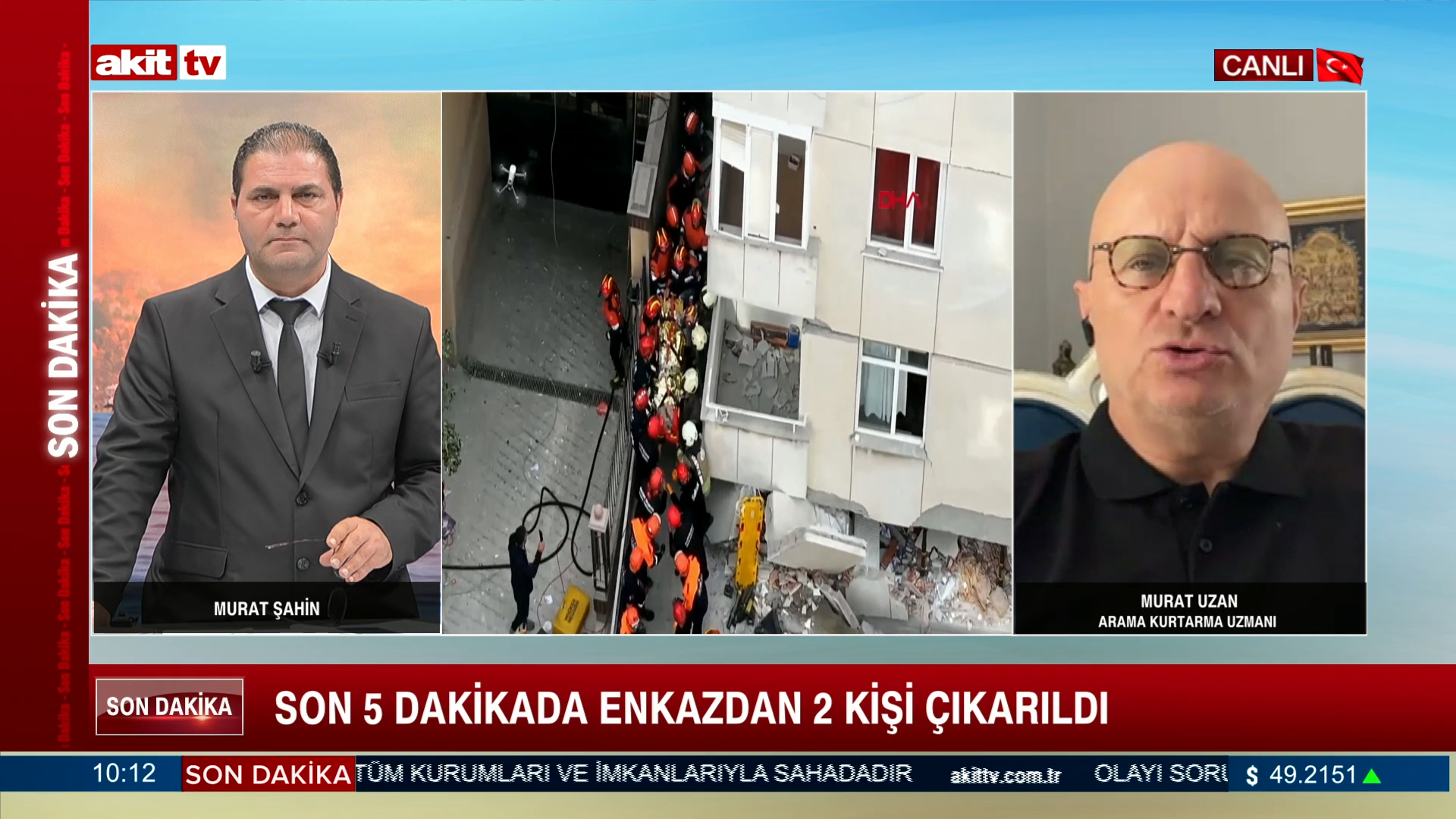 Murat Şahin, Murat Uzun - Son 5 Dakikada Enkazdan 2 Kişi Çıkarıldı!