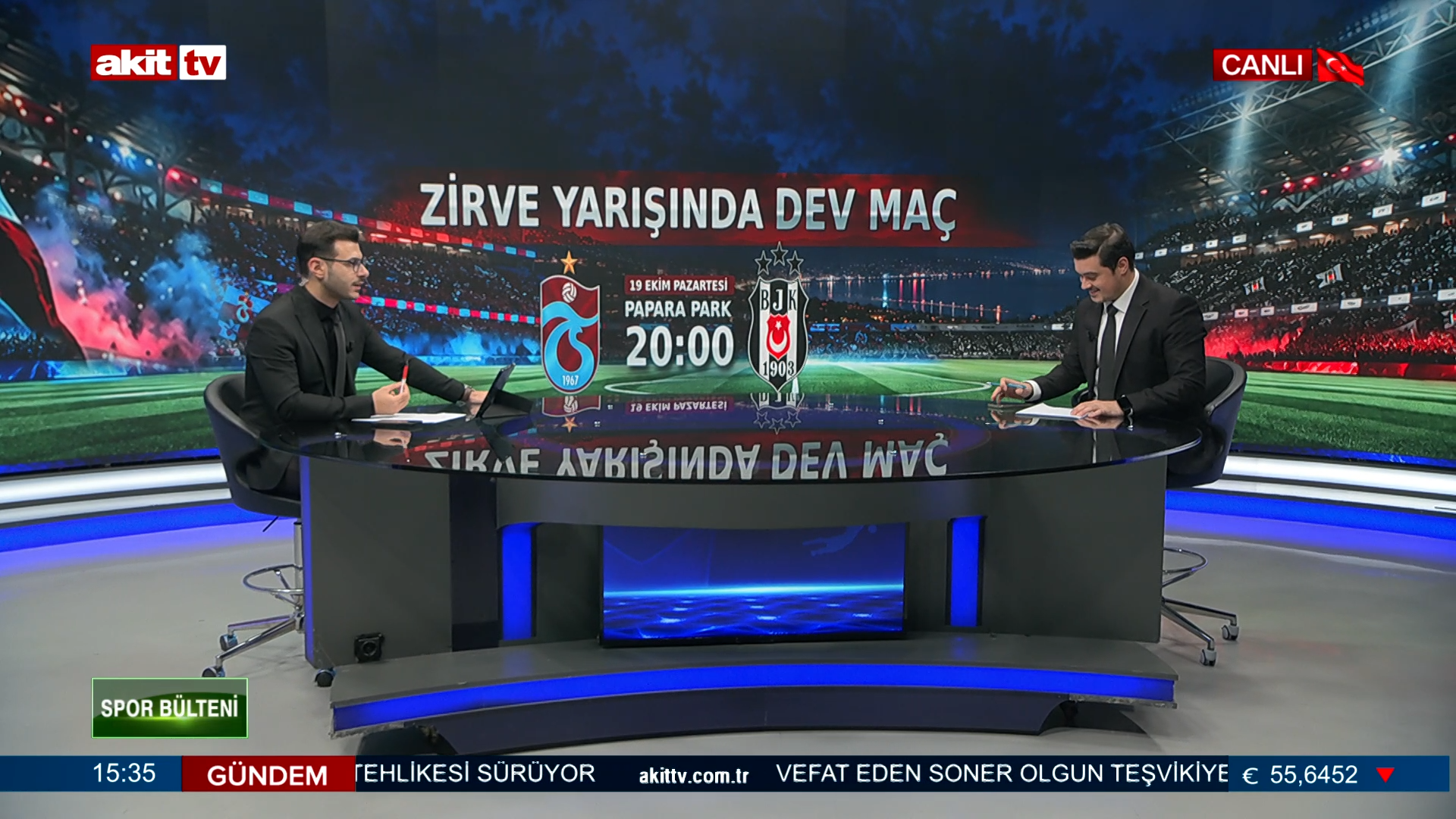 Spor Bülteni - Mustafa Mehdigil/Nesim Acar "Trabzonspor Beşiktaş derbi sonucu ne olacak?" 19.10.2026
